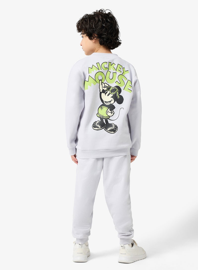 Disney Kids Mickey Mouse Sweatshirt And Sweatpants - Image 2